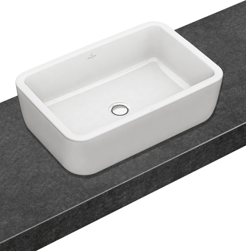 Villeroy and Boch Architectura 60x40 cm ráültethető mosdó, túlfolyóval 41276001 (4127 60 01)