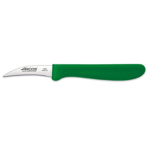 Arcos hámozókés 6 cm-es penge, zöld markolat ARC180321