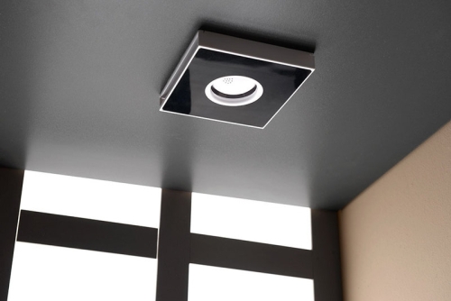 Sapho LITE axiális fürdőszobai ventillátor időzítővel, 15W, cső átmérő 100mm, fekete (LT104)