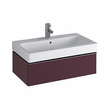 Keramag Icon mosdószekrény magasfényű burgundi (74x24x47,7 cm, 840276000)