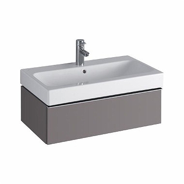 Keramag Icon mosdószekrény magasfényű platina (74x24x47,7 cm, 840277000)