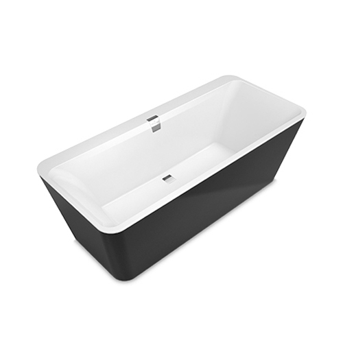 Villeroy and Boch Squaro Edge 12 180x80 cm szabadon álló fürdőkád (Graphite Noir) UBQ180SQE7PDT1V-01