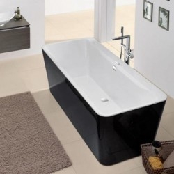 Villeroy and Boch Squaro Edge 12 180x80 cm szabadon álló fürdőkád (Graphite Noir) UBQ180SQE7PDT1V-01