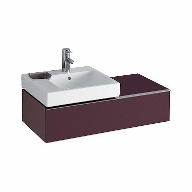 Keramag Icon mosdószekrény magasfényű burgundi (89x24x47,7 cm, 840491000)