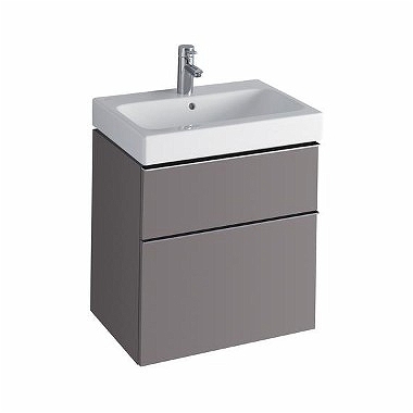 Keramag Icon mosdószekrény magasfényű platina (59,5x62x47,7 cm, 840362000)