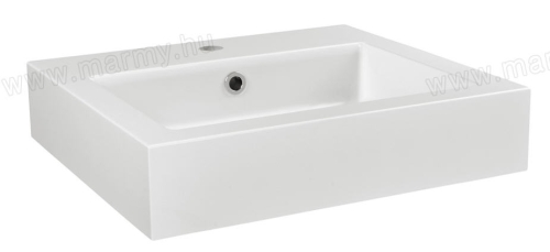 Marmy April 50x45 cm fali / ráültethető öntött márvány mosdó