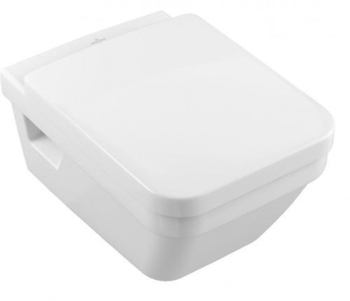 Villeroy & Boch Architectura falra szerelhető wc CeramicPlus felülettel, ülőkével, kombipack 5685 H1 R1 (5685H1R1)