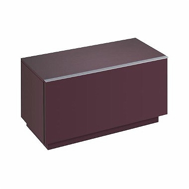 Keramag Icon álló kiegészítő szekrény magasfényű burgundi (89x47,2x47,7 cm, 840091000)