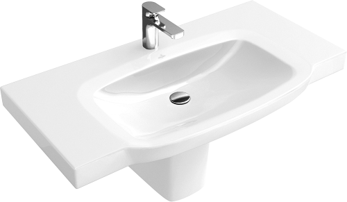 Villeroy & Boch Sentique 80x52 cm mosdó, CeramicPlus 5142 80 R1 (514280R1)