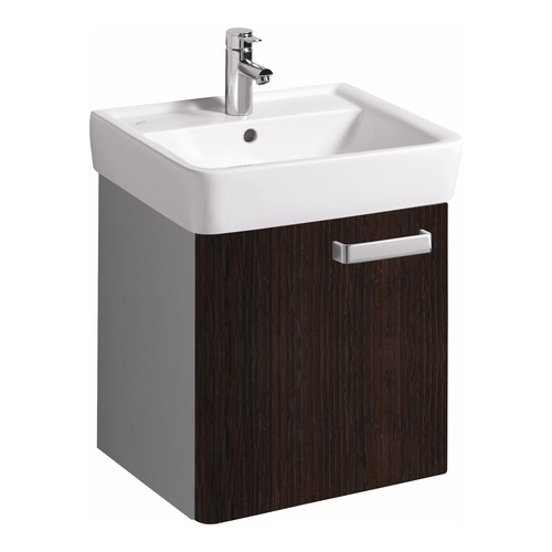 Keramag Renova Nr. 1 Plan mosdószekrény magasfényű wenge (48,5x46,3x40 cm, 879153000)