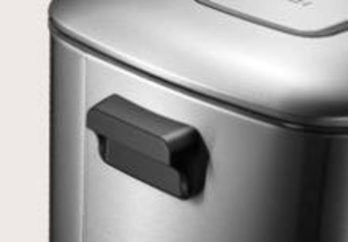 Sapho REGENT szemetes 12l, Soft Close, csiszolt inox, ezüst (DR302)