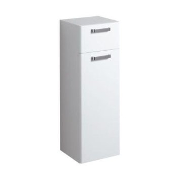 Keramag Renova Nr. 1 Plan alacsony kiegészítő szekrény jobbos pánttal magasfényű fehér (39x113x36 cm, 879020000)