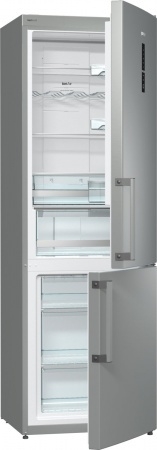 Gorenje szabadonálló alulfagyasztós hűtőszekrény, A+, NRK6191MX
