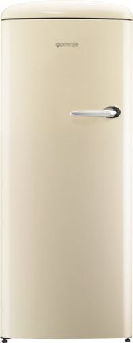 Gorenje szabadonálló felülfagyasztós hűtőszekrény, old timer, A++, pezsgő ORB152CL
