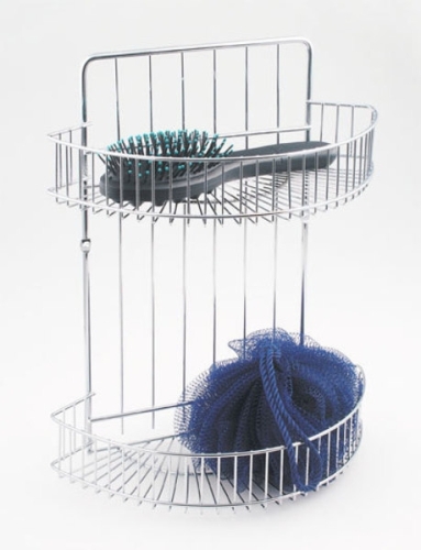 Aqualine KROM LINE Fali kosár 28x14x36 cm, krómozott acél (27020)
