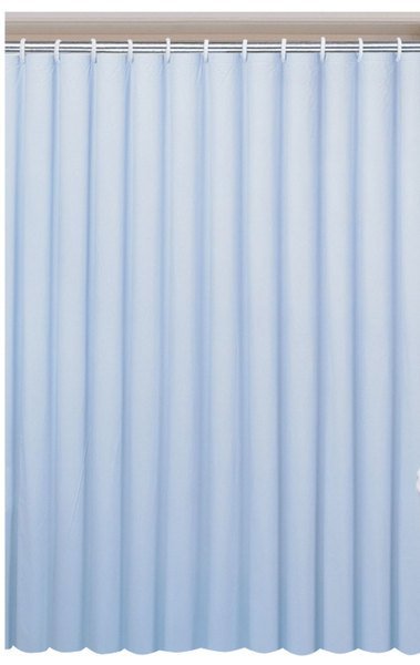Aqualine 180x200 cm PVC zuhanyfüggöny, kék (0201004 M)