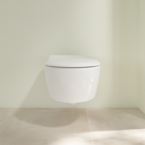 Villeroy & Boch Avento perem nélküli fali wc, Slimseat lassú záródású ülőkével kombi pack 5656RS01 (5656 RS 01)