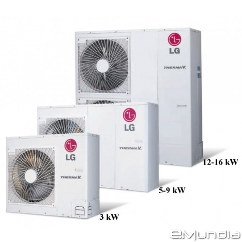 LG HM121M Therma-V levegő-víz hőszivattyú monoblock 12 kW