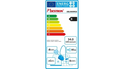 Bestron ECOSENZO porzsák nélküli porszívó ABL900WGE