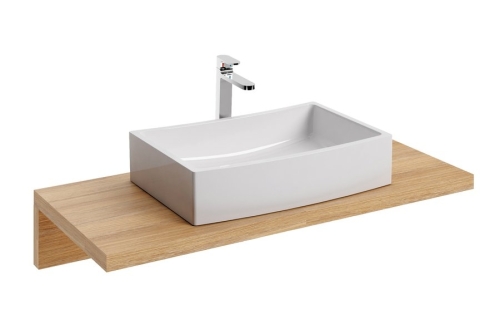 Ravak FORMY 02 600 D 60x41 cm mosdó túlfolyó nélkül, XJM01260000