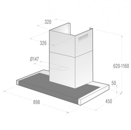 Gorenje páraelszívó WHT951S1XBG