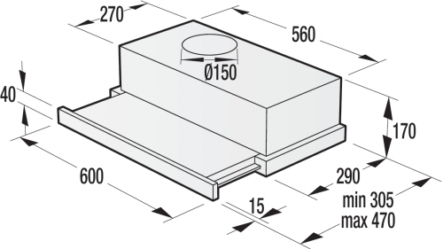 Gorenje páraelszívó BHP623E10W