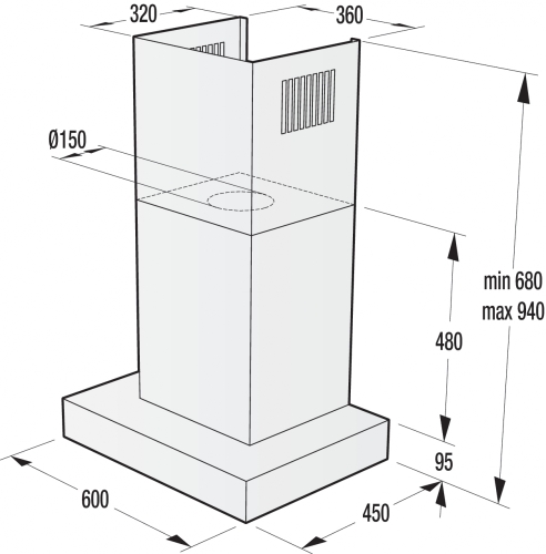 Gorenje Infinity Design páraelszívó WHT68AINI
