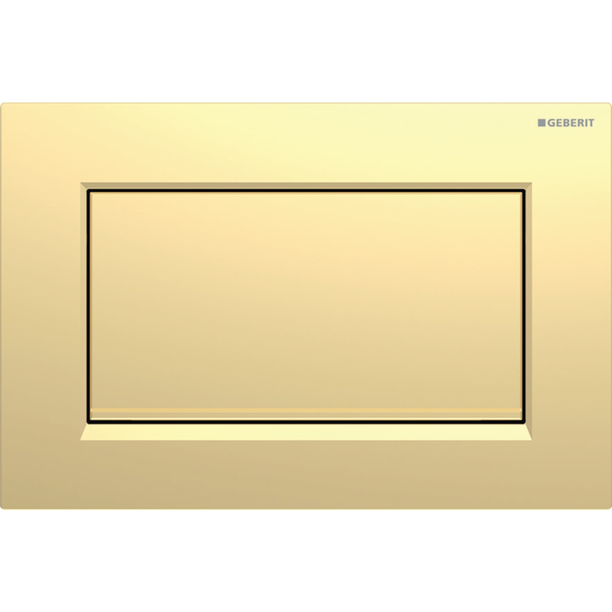 Geberit Sigma30 működtető nyomólap, öblítés/stop működtetésű, csavarral rögzíthető aranyozott 115.893.45.1
