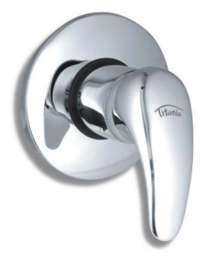 Novaservis Titania Lux falba építhető zuhanycsaptelep, króm 91050,0