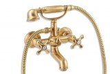 Novaservis Classic kádcsaptelep zuhanyszettel, bronz 8020,46