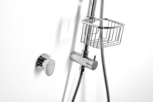 Sapho AXAMITE falbaépíthető csaptelep, 1 irányú, króm (AX40)