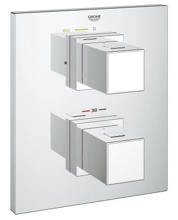Grohe Grohtherm Cube egyirányú termosztátos falsík alatti zuhany csaptelep 19959 000 (19959000)