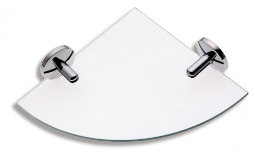 Novaservis Metalia 1 sarok üvegpolc, króm 6135,0