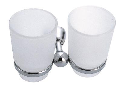 Novaservis Metalia 3 dupla üveg fogmosópohár tartóval, króm 6357,0