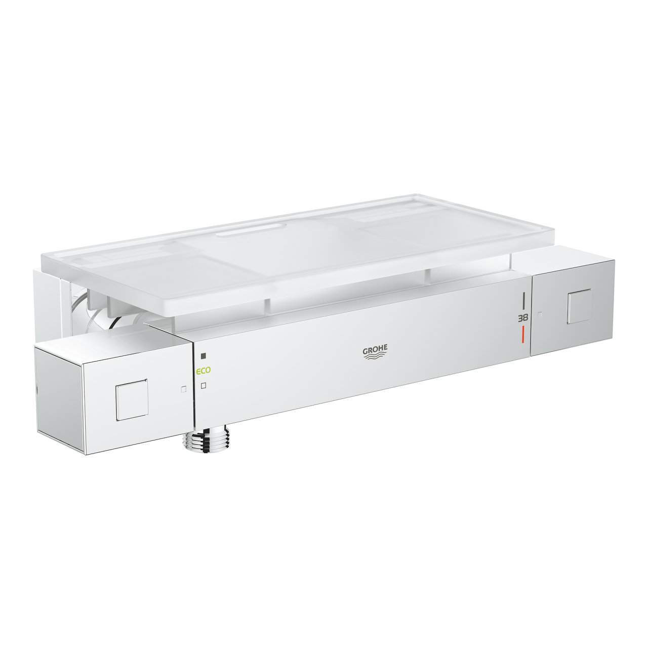 Grohe Grohtherm Cube Termosztátos zuhanycsaptelep polccal 34491 000 (34491000)