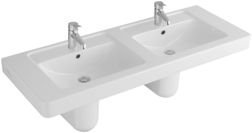 Villeroy & Boch Architectura 130x48,5 cm beépíthető duplamosdó 6131 13 01 (61311301)