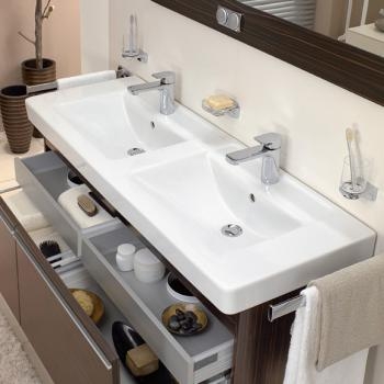 Villeroy & Boch Architectura 130x48,5 cm beépíthető duplamosdó 6131 13 01 (61311301)