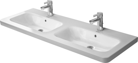 Duravit Durastyle 130x48 cm-es bútorral aláépíthető dupla mosdó 2338130000