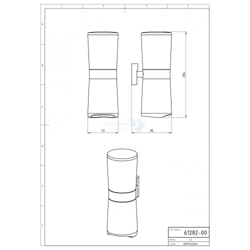 Novaservis Metalia 12 sminklemosó korong tartó, króm 0282,0