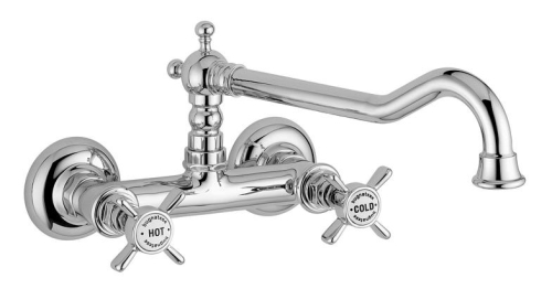 BUGNATESE Princeton fali mosogatócsaptelep tuskan bronz 852BT