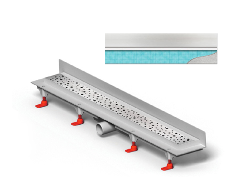 Mofém Linear Klasik/Floor MLS-650 KF sarokba építhető lefolyó 501-0005-00