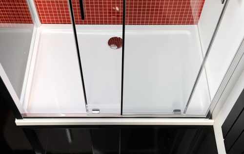 Aqualine STARYL 140x80x4 cm szögletes zuhanytálca (RS293)