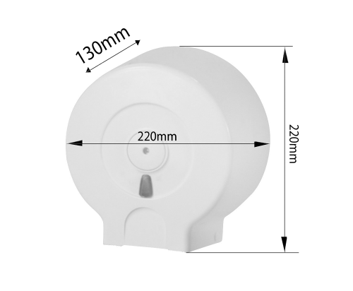 Aqualine wc papírtartó, 22x13x22 cm, papír átmérő 19 cm (693)