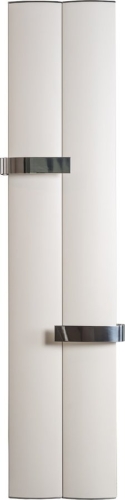 Sapho OTHELLO TWIN 460x1890mm radiátor, 2 törölközőtartó, matt fehér (2221189046SB)