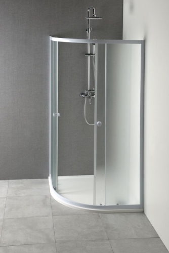 Aqualine ARLEN 90x90x185 cm negyedköríves zuhanykabin (YR900)