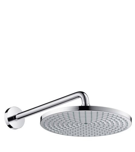 Hansgrohe Raindance S 300 Air 1jet fejzuhany, 390 mm-es zuhanykarral, EcoSmart 9 l/perc 26601 000 (26601000)