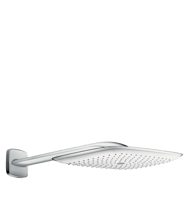 Hansgrohe PuraVida 400 Air 1jet fejzuhany, 390 mm-es zuhanykarral, EcoSmart 9 l/perc,króm 26602000 (26602000)
