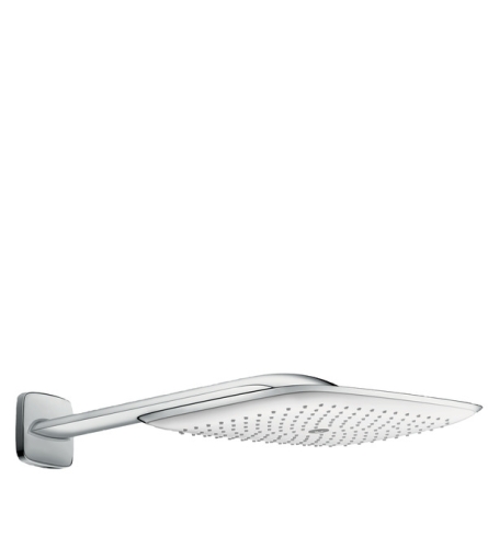Hansgrohe PuraVida 400 Air 1jet fejzuhany, 390 mm-es zuhanykarral, EcoSmart 9 l/perc,króm 26602000 (26602000)