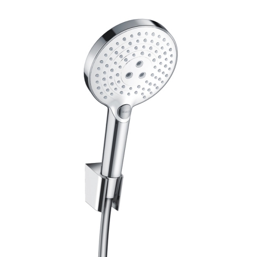 Hansgrohe Raindance Select S 120 Porter zuhanyszett 1250mm, króm/fehér 26701 400 (26701400)