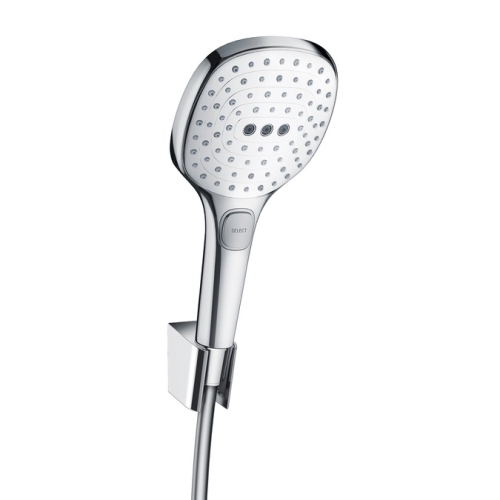 Hansgrohe Raindance Select E 120 Porter zuhanyszett 1,60m króm/fehér 26720 400 (26720400)